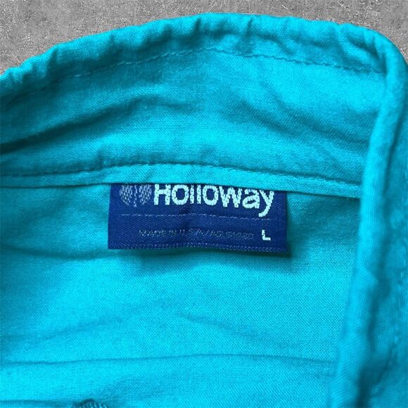 American Vintage 80s Corvette Club Teal Jacket Large - Picture 5 of 5